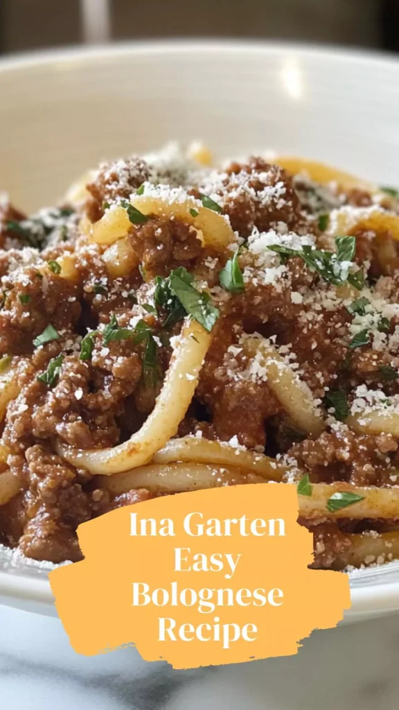 ina garten easy bolognese recipe