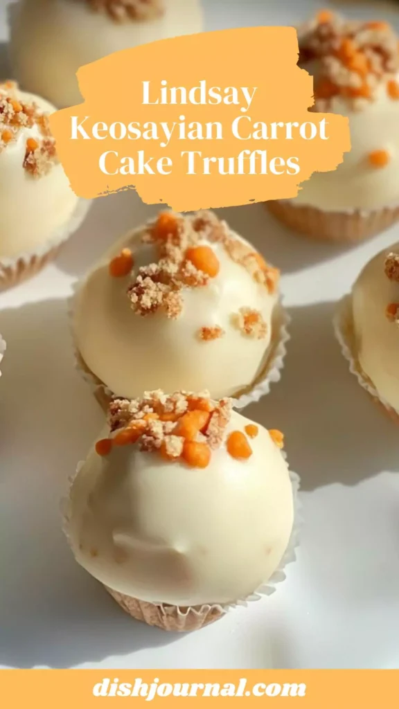 Lindsay Keosayian Carrot Cake Truffles Lindsay Keosayian Carrot Cake Truffles