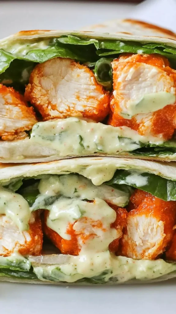 buffalo chicken caesar wrap copycat recipe