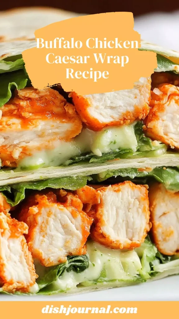 buffalo chicken caesar wrap recipe