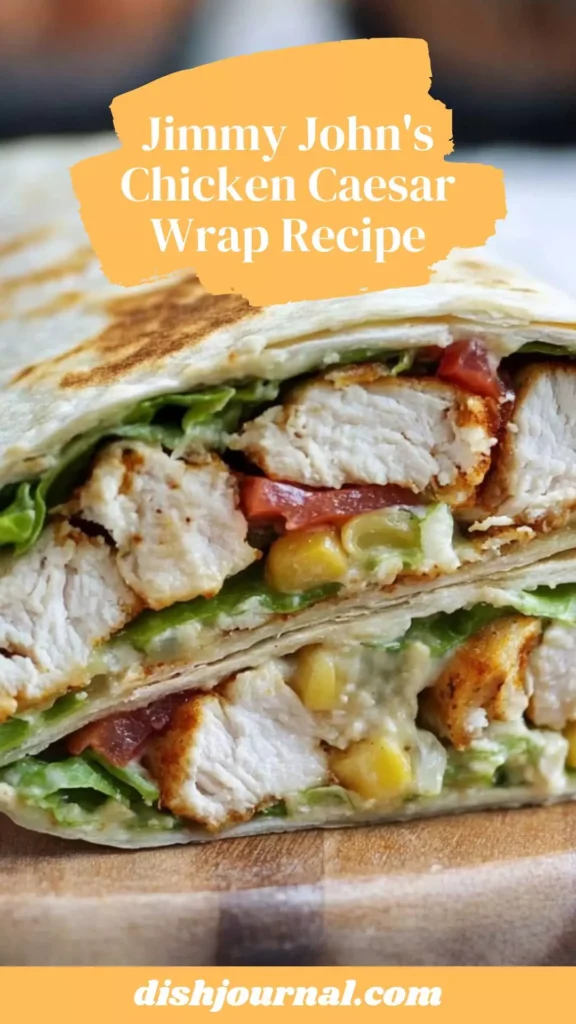 jimmy john's chicken caesar wrap recipe
