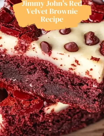 jimmy john's red velvet brownie recipe