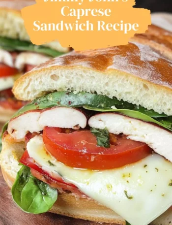jimmy john's caprese sandwich recipe