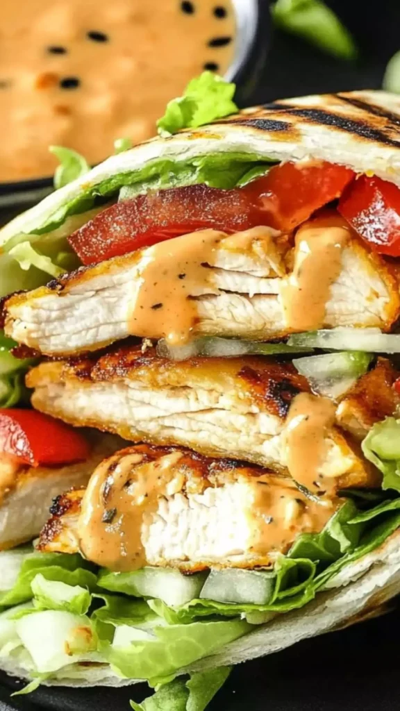 jimmy john's thai chicken wrap