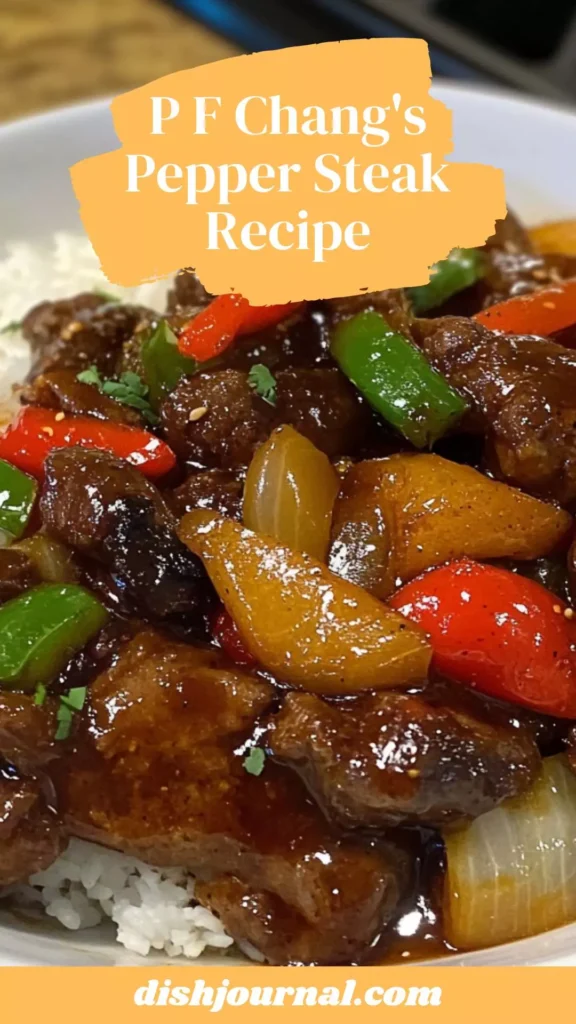 p f chang's pepper steak recipe