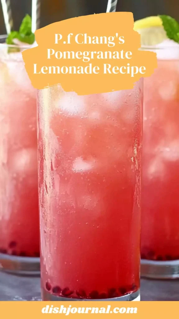 P.f chang's pomegranate lemonade recipe P.f chang's pomegranate lemonade recipe