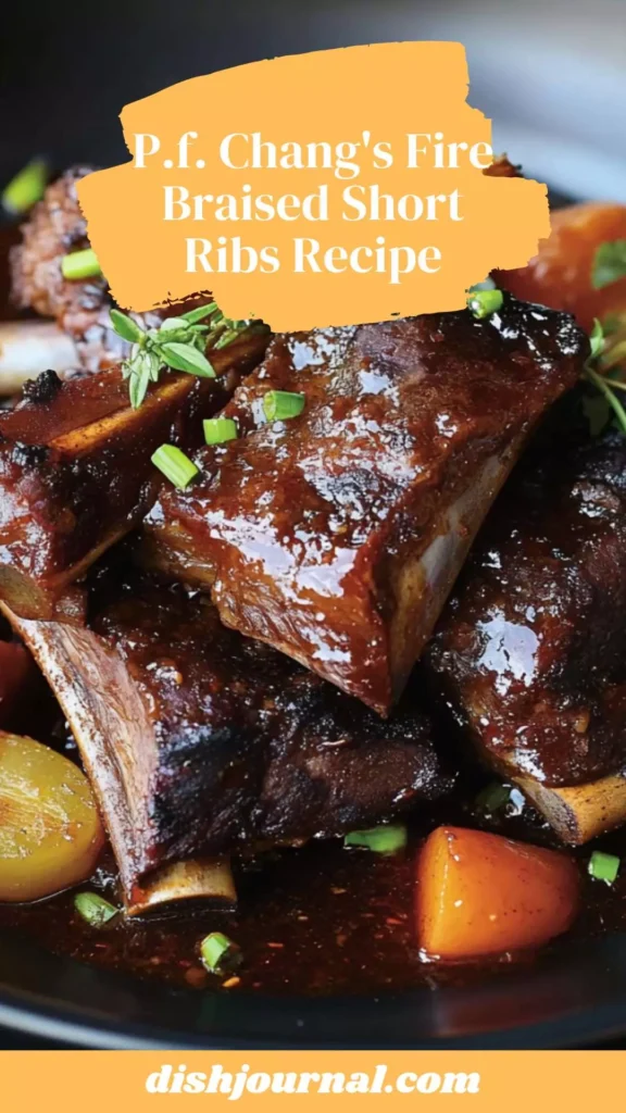 P.f. chang's fire braised short ribs recipe P.f. chang's fire braised short ribs recipe
