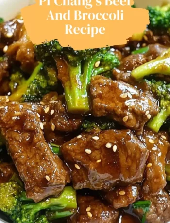 Pf chang's beef and broccoli recipe