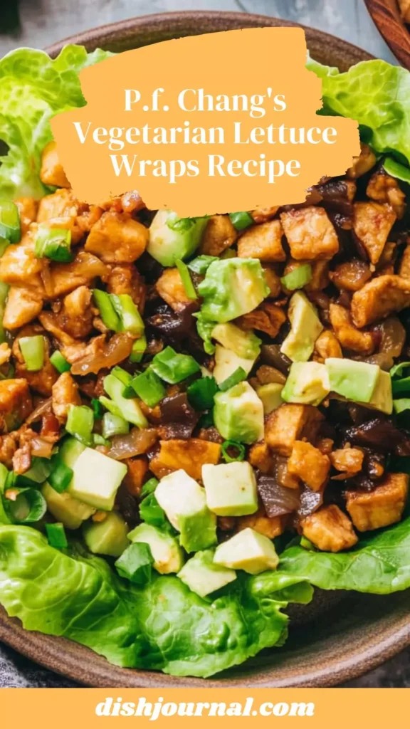 p.f. chang's vegetarian lettuce wraps recipe