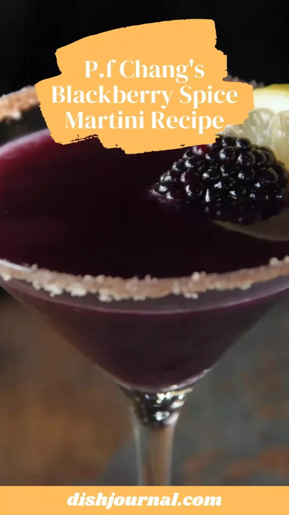 P.f chang's blackberry spice martini recipe P.f chang's blackberry spice martini recipe