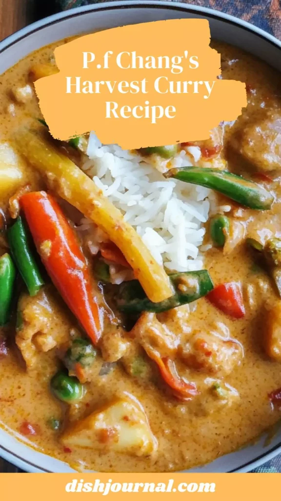 P.f chang's harvest curry recipe