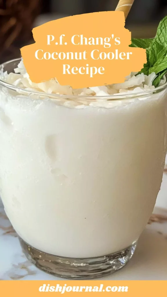 P.f. chang's coconut cooler recipe