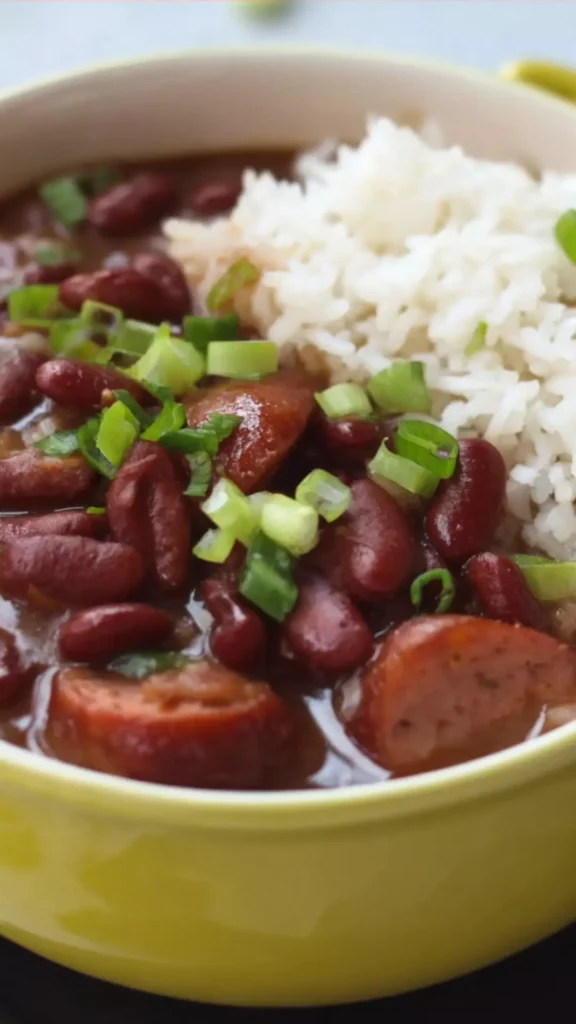 quick red beans and rice