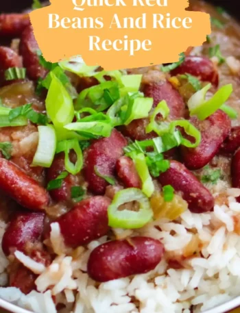 quick red beans and rice recipe