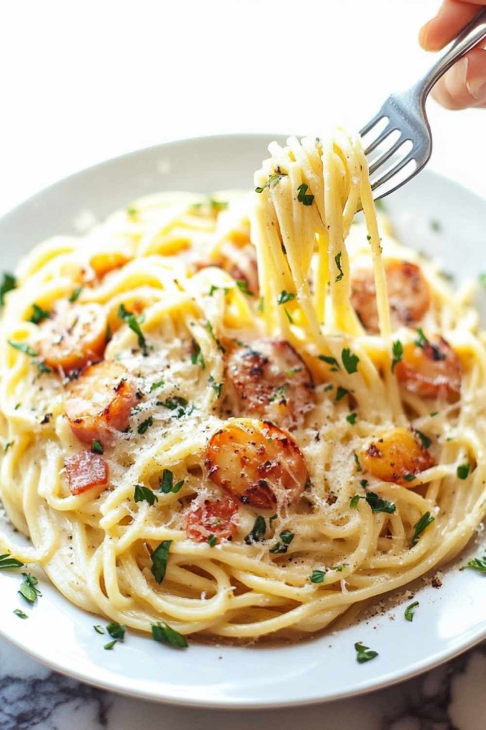 Spaghetti carbonara recipe