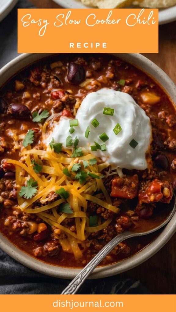 Easy Slow Cooker Chili Easy Slow Cooker Chili