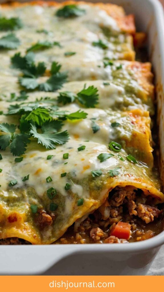 How to Make Green Chicken Enchiladas