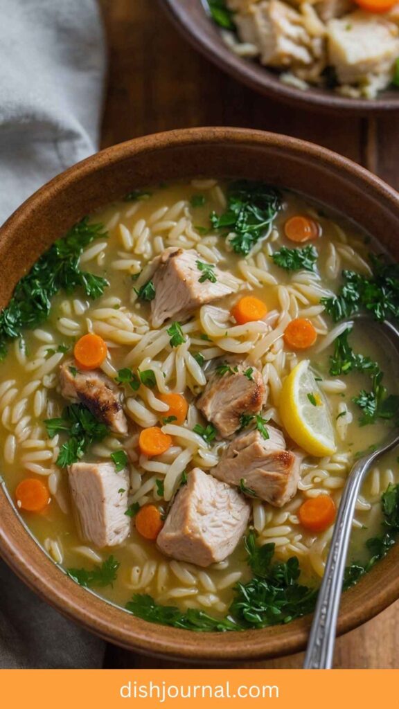 How to Make Lemon Chicken Orzo Soup