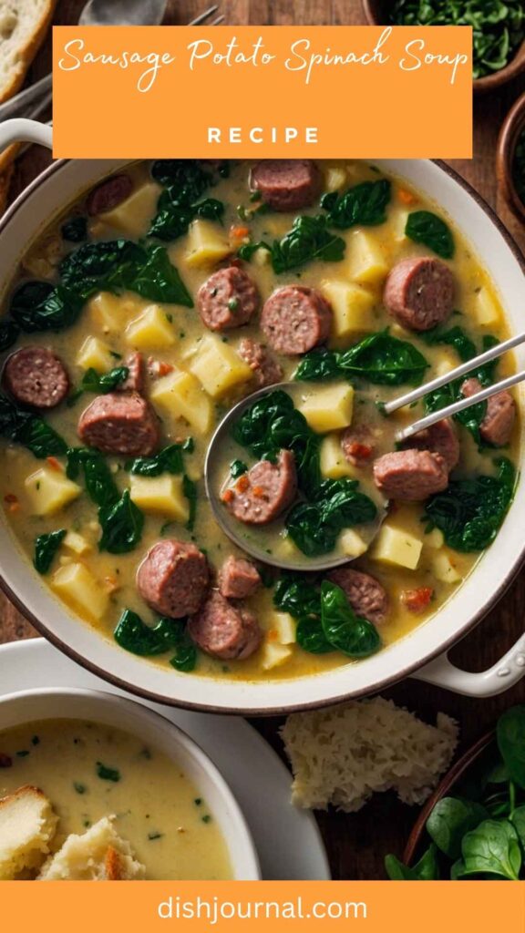 Sausage Potato Spinach Soup