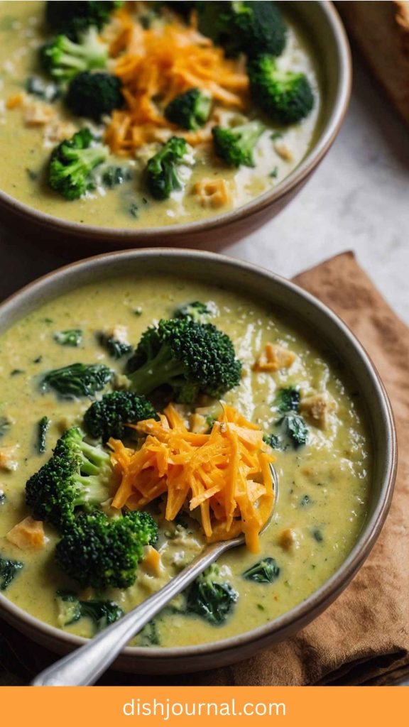 Healthy Broccoli Cheddar Soup