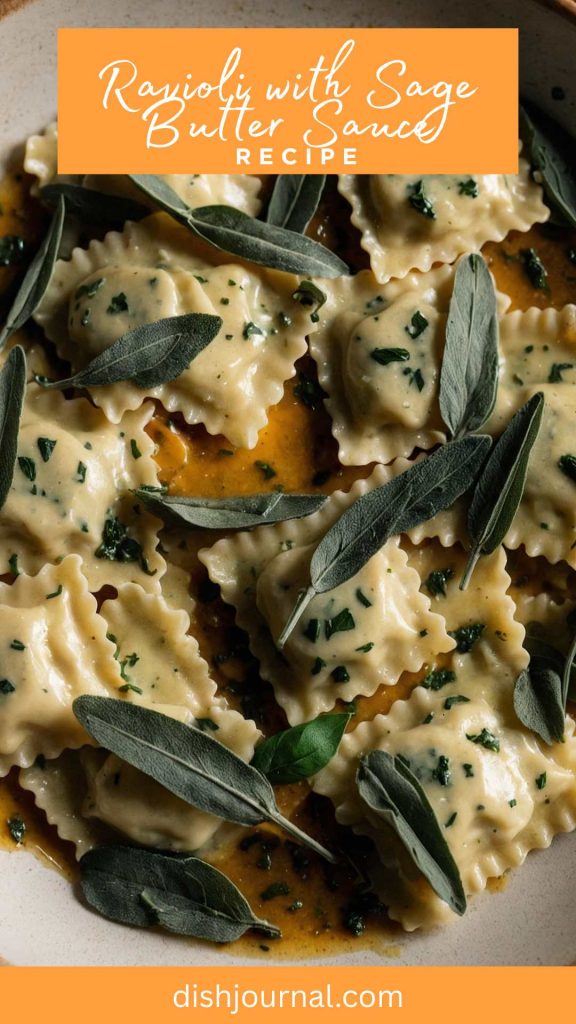 Ravioli with Sage Butter Sauce
