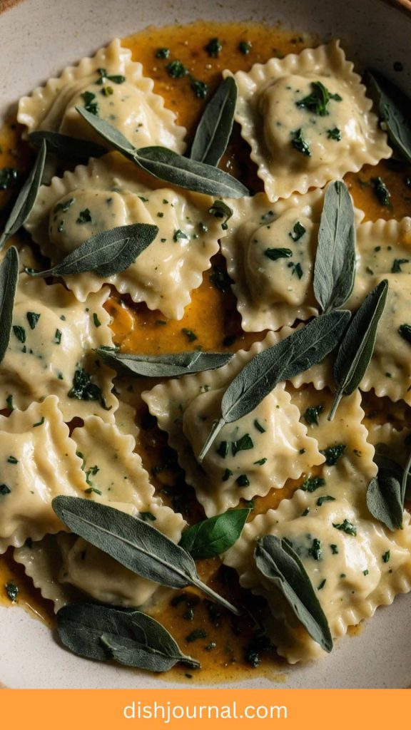 How to make Ravioli with Sage Butter Sauce