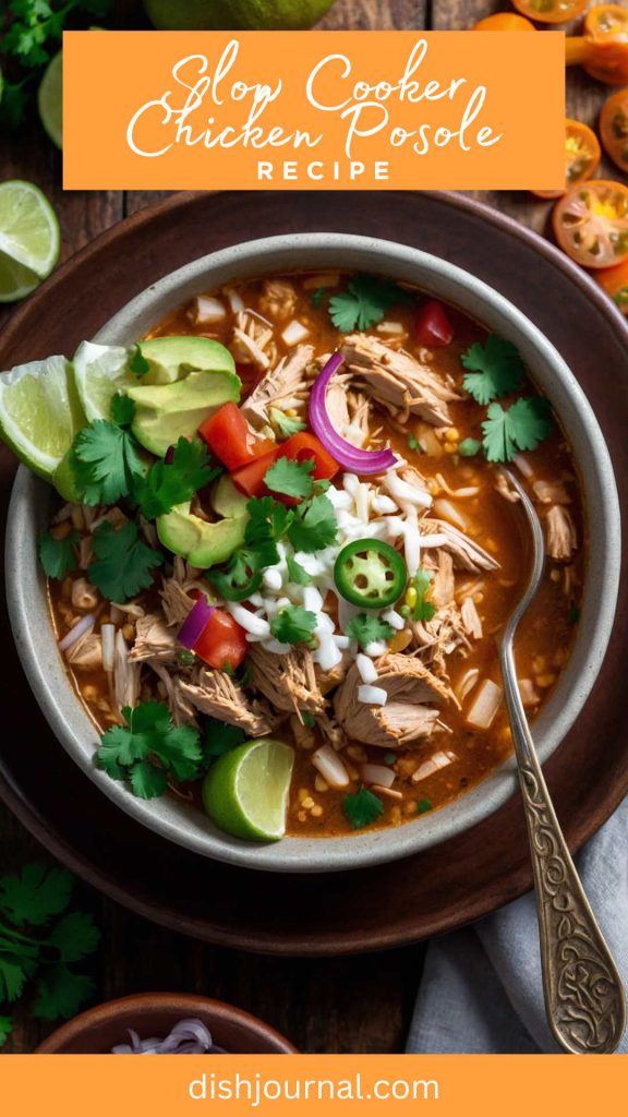 Slow Cooker Chicken Posole