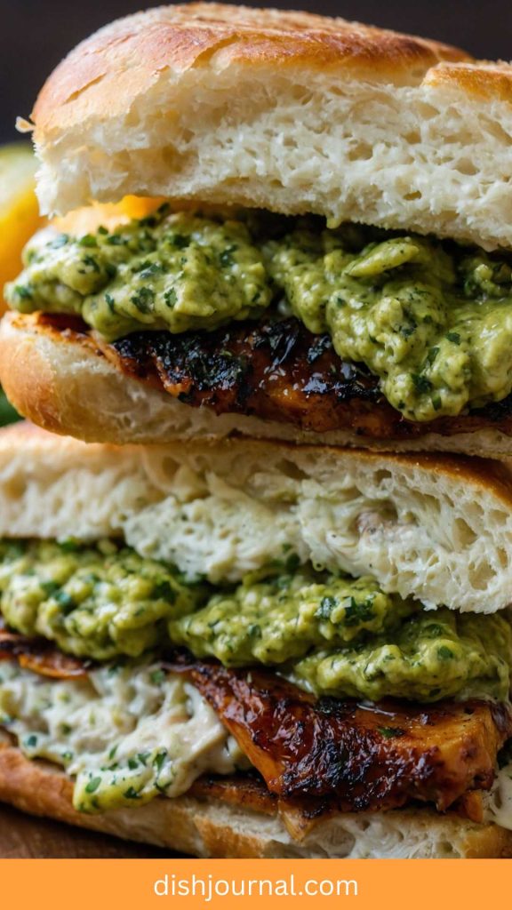 Chicken Pesto Sandwich Recipe Chicken Pesto Sandwich Recipe