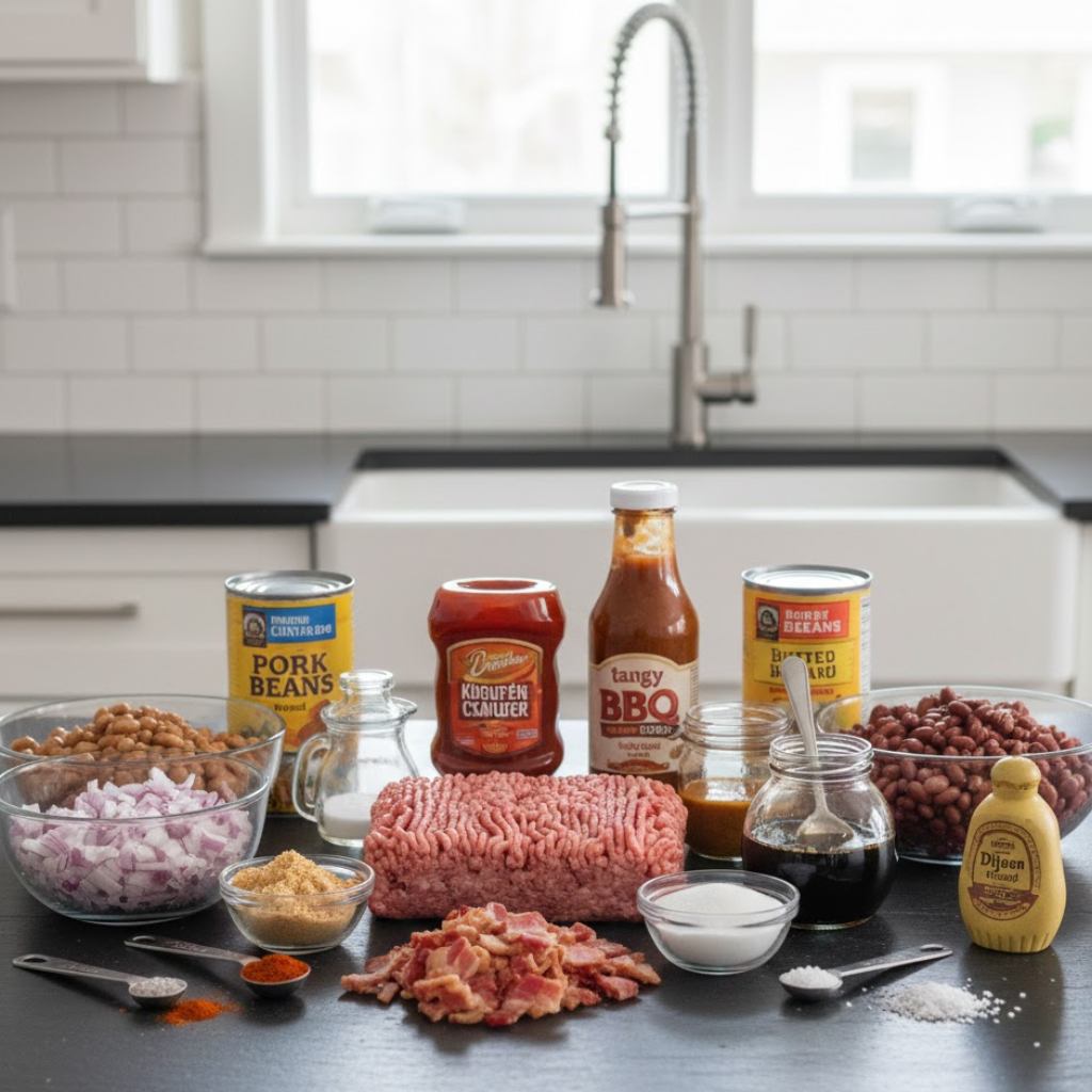 Ingredients You'll Need to Make This 3 Bean Baked Bean Recipe