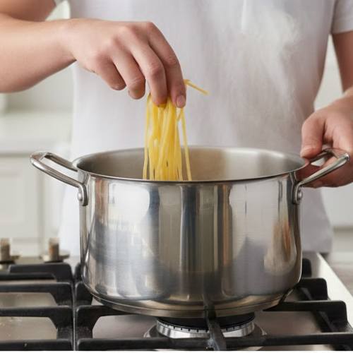 Step 1: Cook the Fettuccine Step 1: Cook the Fettuccine
