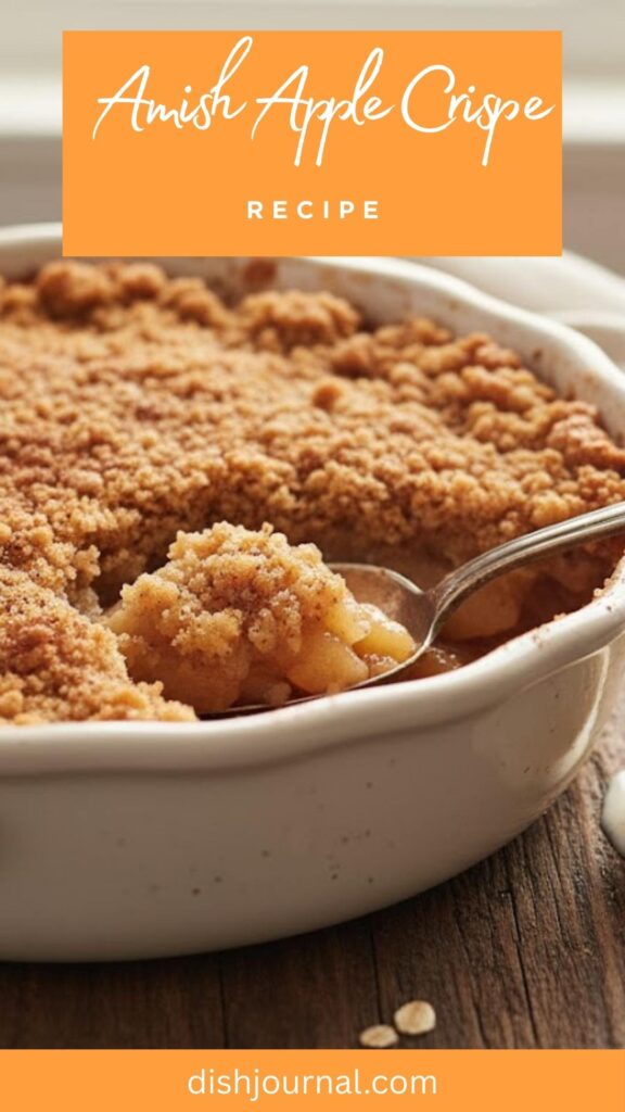 Amish Apple Crisp Recipe