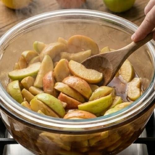 Step 5: Optional Pre-Cooking of Apples