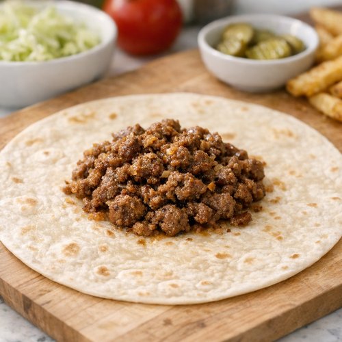 Step 5: Assemble Your Quesadilla Burgers Using the Two-Tortilla Method
